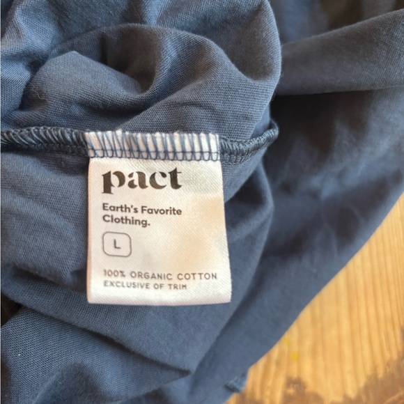 Pact Sleeveless Midi Dress in Deep Blue. Large. 100% organic cotton - Picture 10 of 11